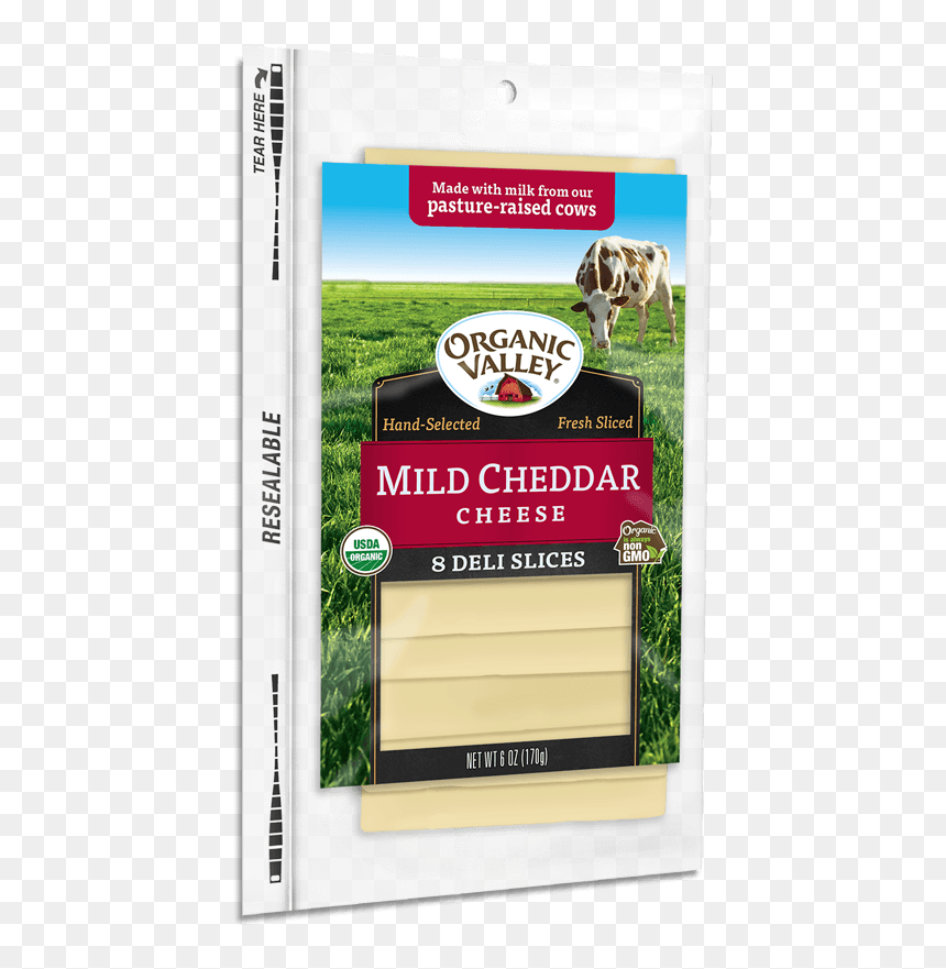 Organic Valley Baby Swiss Cheese, HD Png Download - cheese slice png