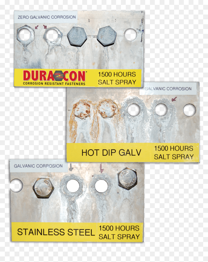 This Photo Represents Grade 5 Bolts Tested In Aluminum - Galvanic Corrosion Of Fasteners, HD Png Download - bolts png