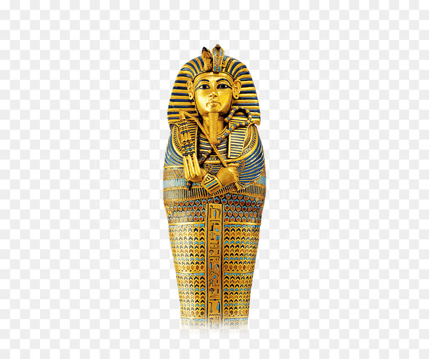 One Of Egypt"s Famed King Tutankhamun"s Golden Sarcophagi - King Tut, HD Png Download - king tut png