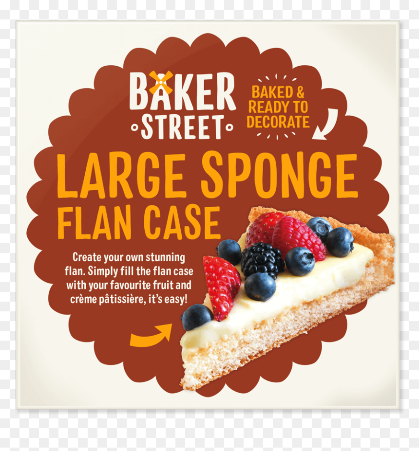 Baker Street Flan Case, HD Png Download - flan png