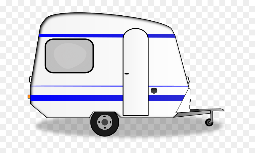 Car Trailer Clipart Library 19 Trailer Clipart Huge - Karavan Png, Transparent Png - rv png
