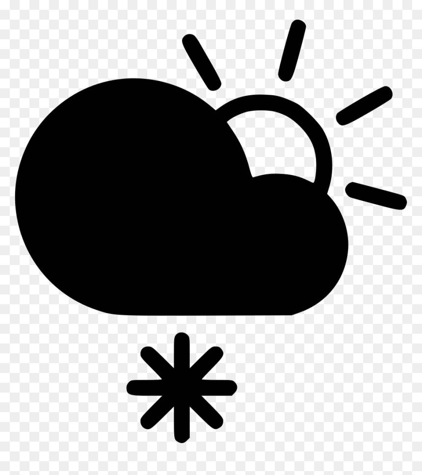 Day Frosty Cloud Snow Snowflake Sun - Cloud Wind Icons, HD Png Download - frosty png