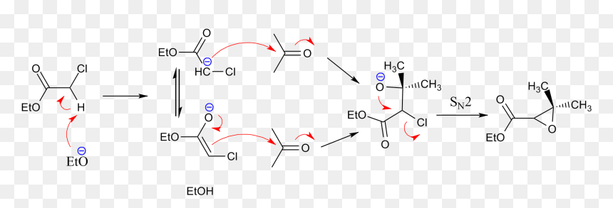Darzens Condensation Mechanism - Darzens Condensation, HD Png Download - condensation png