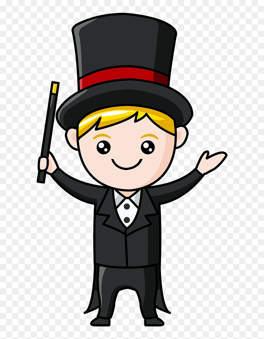 Bird Magician Boy - Magician Clipart, HD Png Download - magician png