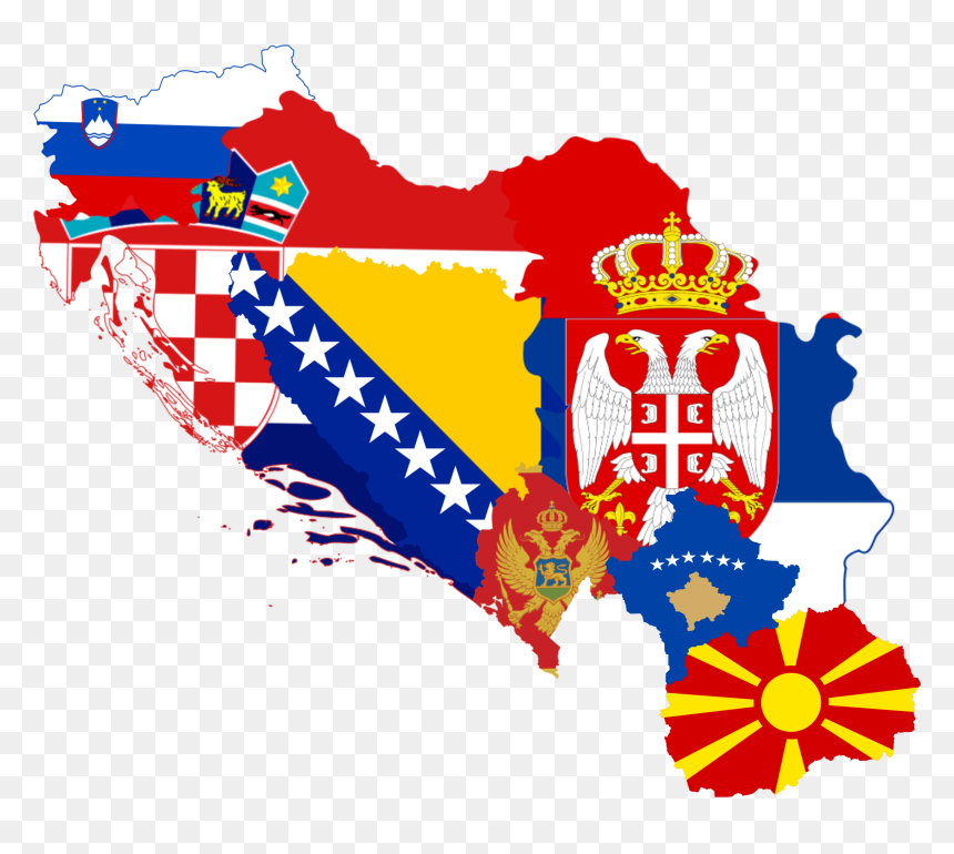 Former Yugoslavia Flag Map - Yugoslavia Png, Transparent Png - ko png