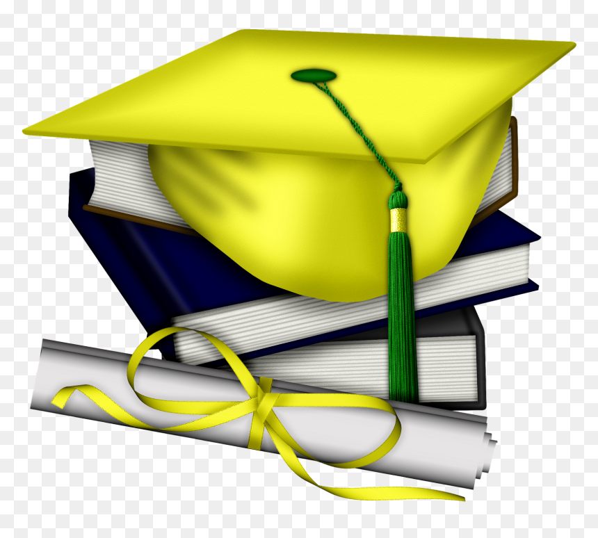 Transparent Clipart For Graduation Invitations - Graduation Cap And Diploma Png, Png Download - formatura png