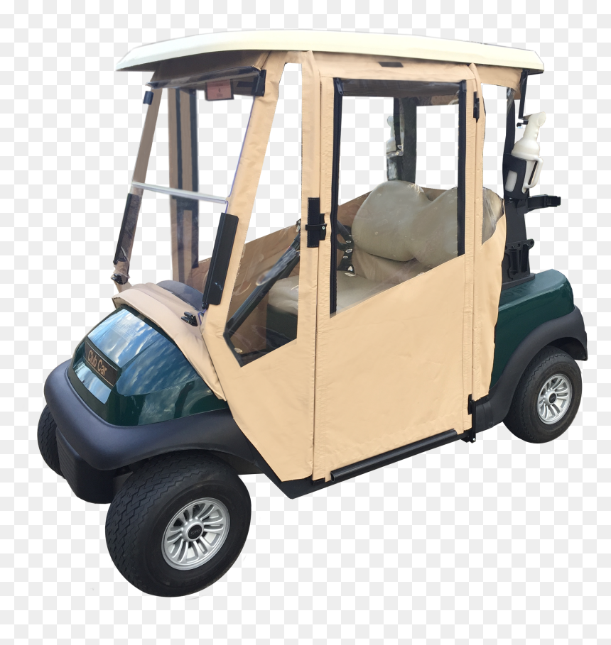 Doorworks Hinged Door Golf Cart Enclosures - Golf Cart Covers With Doors, HD Png Download - golf cart png
