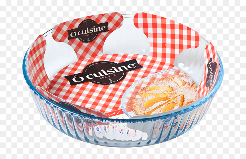 Flutted Flan Dish Packed - Tartera De Vidrio Redonda, HD Png Download - flan png