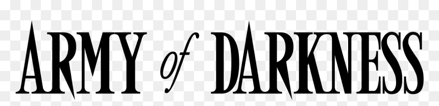 Army Of Darkness - Army Of Darkness Font, HD Png Download - darkness png