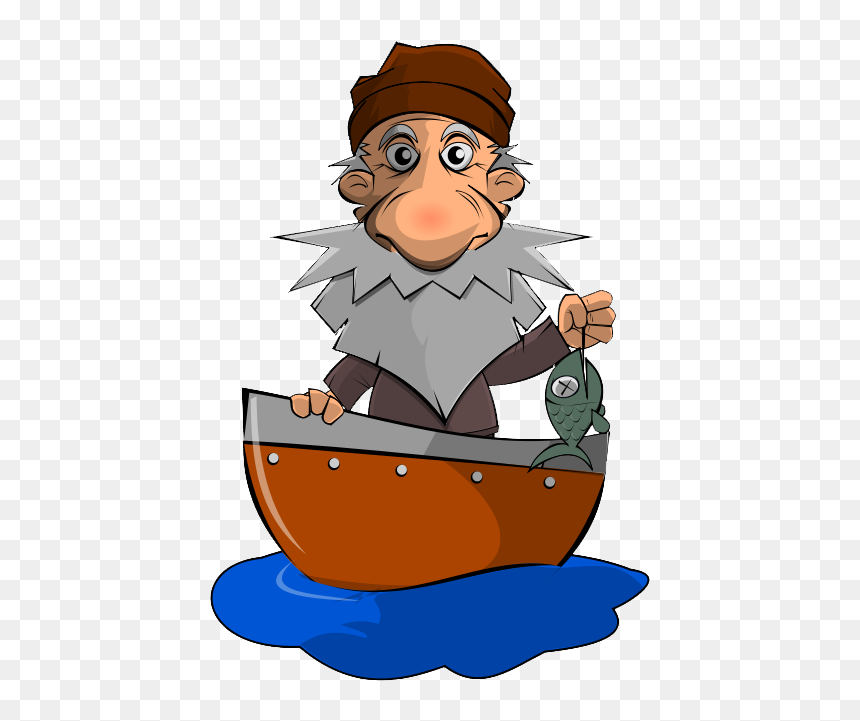 Free On Dumielauxepices Net - Cartoon Old Fisherman Png, Transparent Png - fisherman png