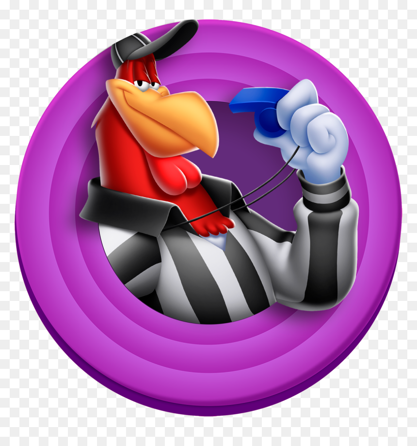 Looney Tunes World Of Mayhem Referee Leghorn, HD Png Download - referee png