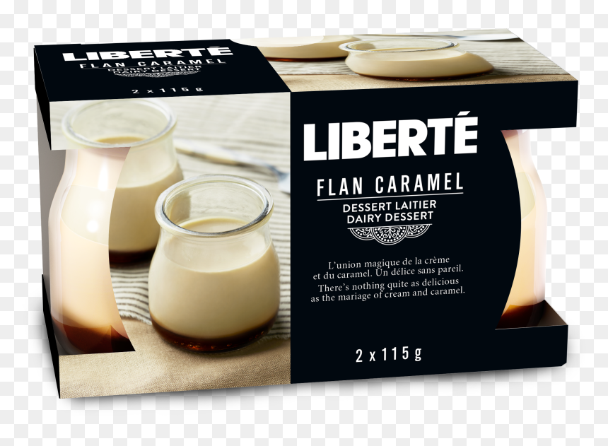 Liberte Dairy Dessert Creme Brulee, HD Png Download - flan png