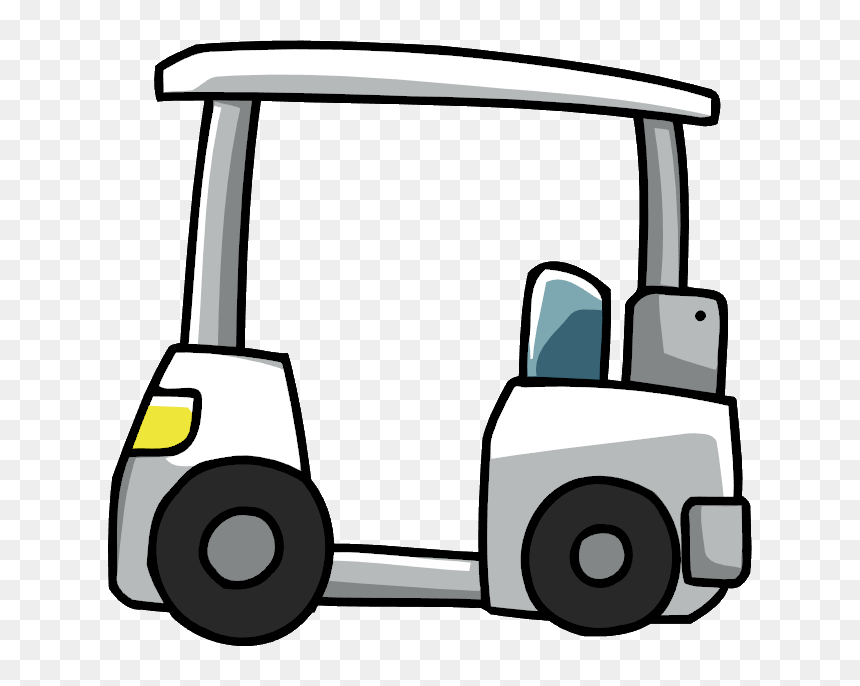 Golf Cart - Scribblenauts Golf Cart, HD Png Download - golf cart png