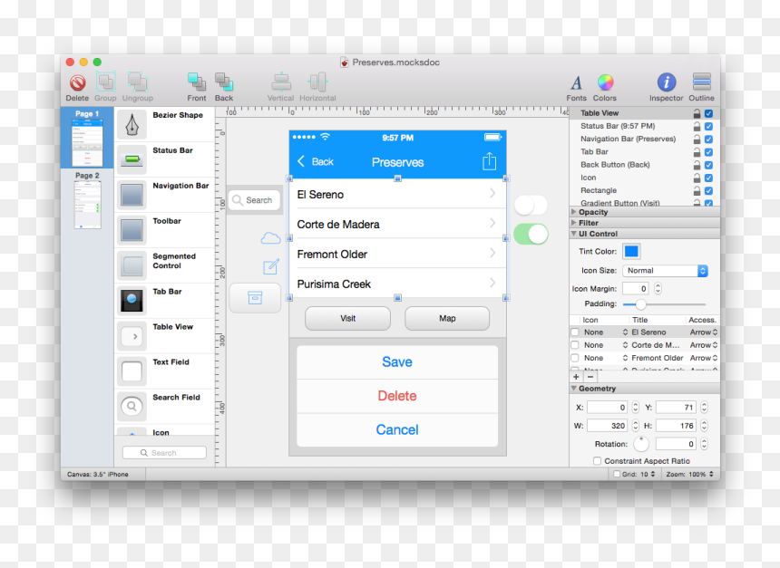 Mac Os X Mockup, HD Png Download - iphone status bar png