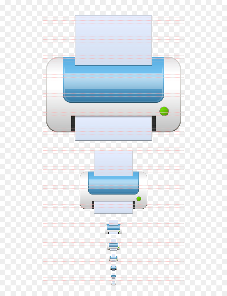 Print Icon - Electric Blue, HD Png Download - print icon png