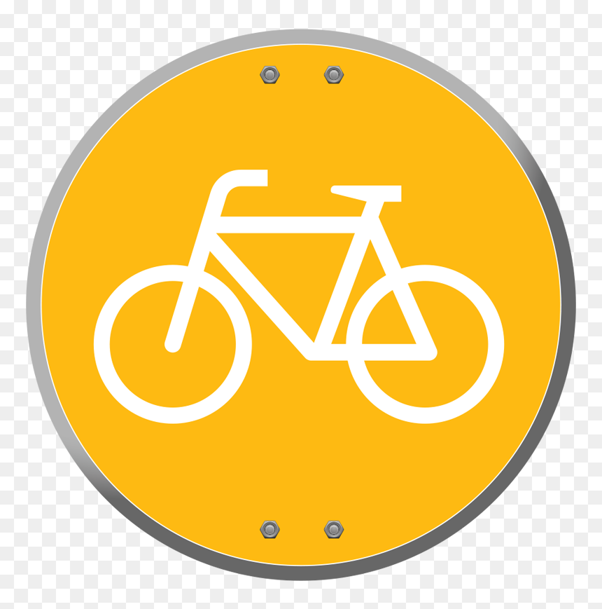 Bike Street Sign Representing Big Jump For People For - Zeichen 237 Verkehrszeichen 237, HD Png Download - people biking png