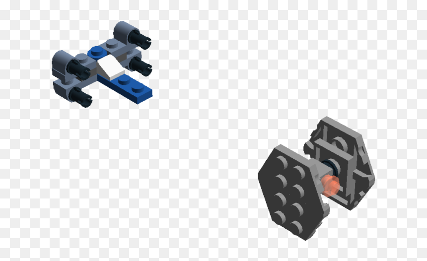 Mini X Wing And Tie Fighter, HD Png Download - tie fighters png