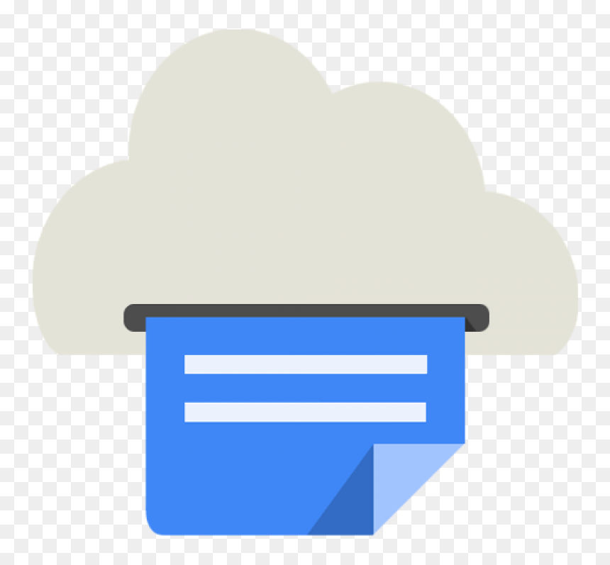 Cloud Print Icon Android Kitkat Png Image - Icon, Transparent Png - print icon png