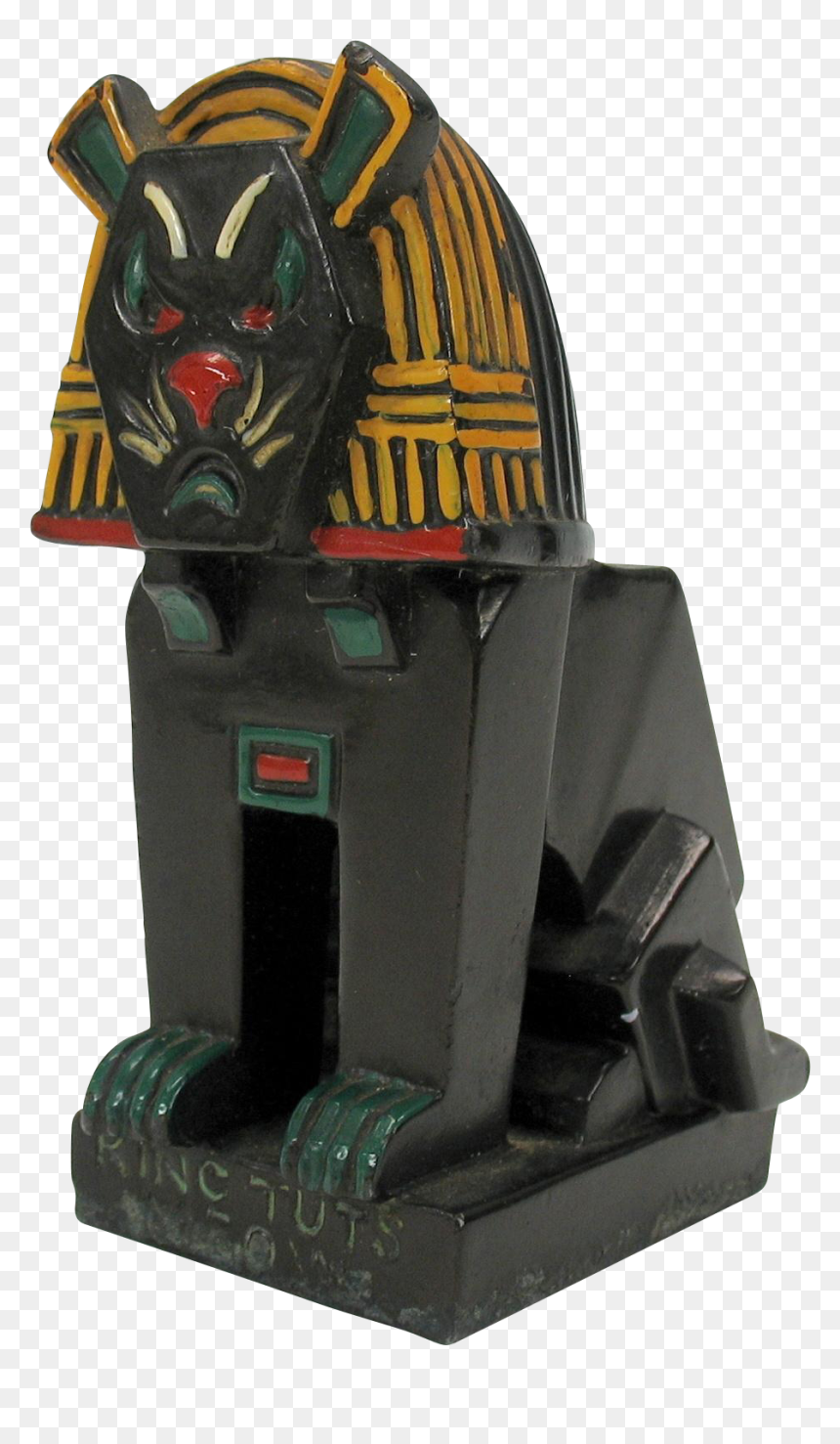Louis Wain Cubist Cat Metal Figure King Tut"s Meow - Supervillain, HD Png Download - king tut png