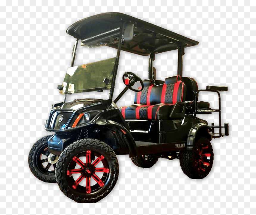 Cart-hero - Golf Cart, HD Png Download - golf cart png