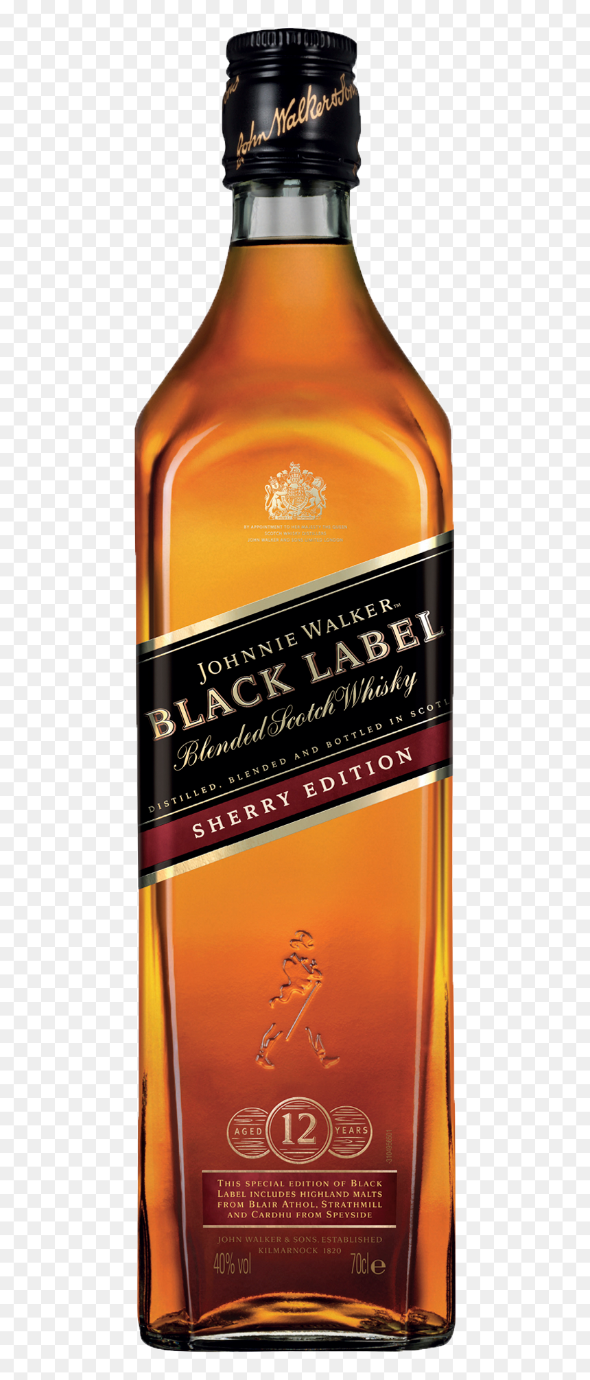 Johnnie Walker Black Label Png - Johnnie Walker Black Label Sherry Edition, Transparent Png - black label png