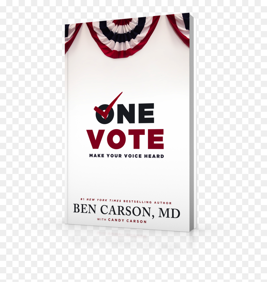 Onevotebookcover, HD Png Download - ben carson png