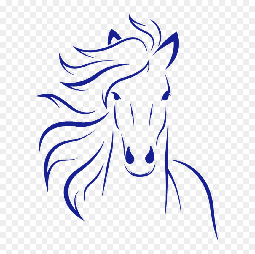 We Also Have A New Horse Named Quigley That Is Bein - Horse Head Silhouette, HD Png Download - caballo png