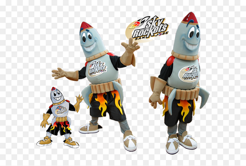 Rocket San Jose Sky Rockets - Cartoon, HD Png Download - rockets png