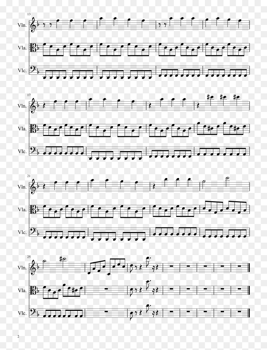 Gravity Falls Theme - Notes For The Box On Viola, HD Png Download - viola png