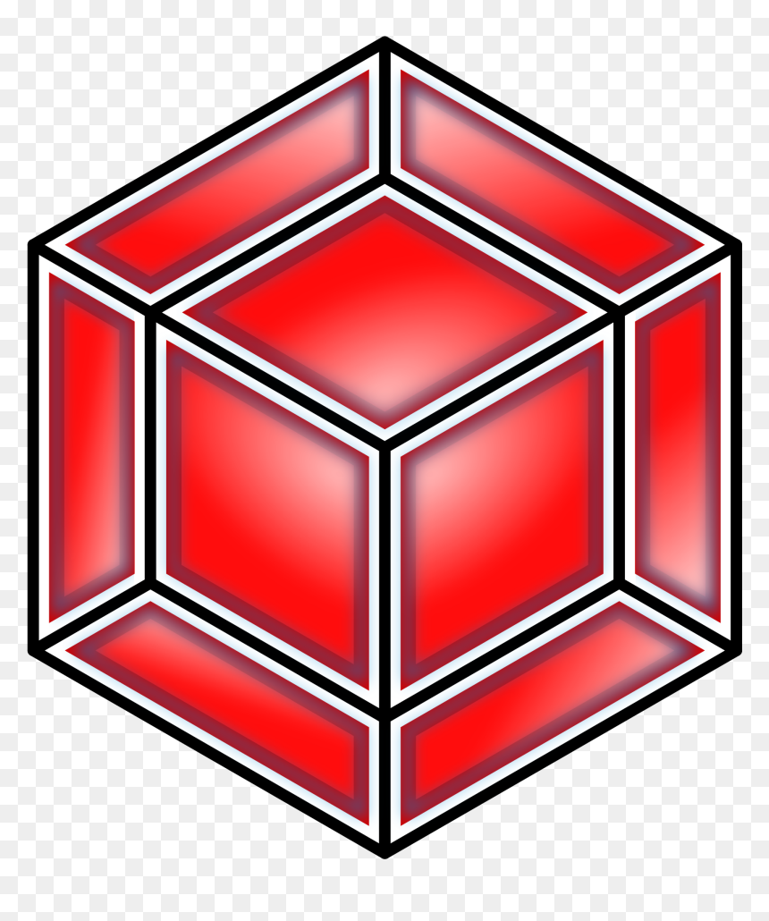 Hyper Cube, Red Clip Arts - 4th Dimension Object, HD Png Download - mlg frog png