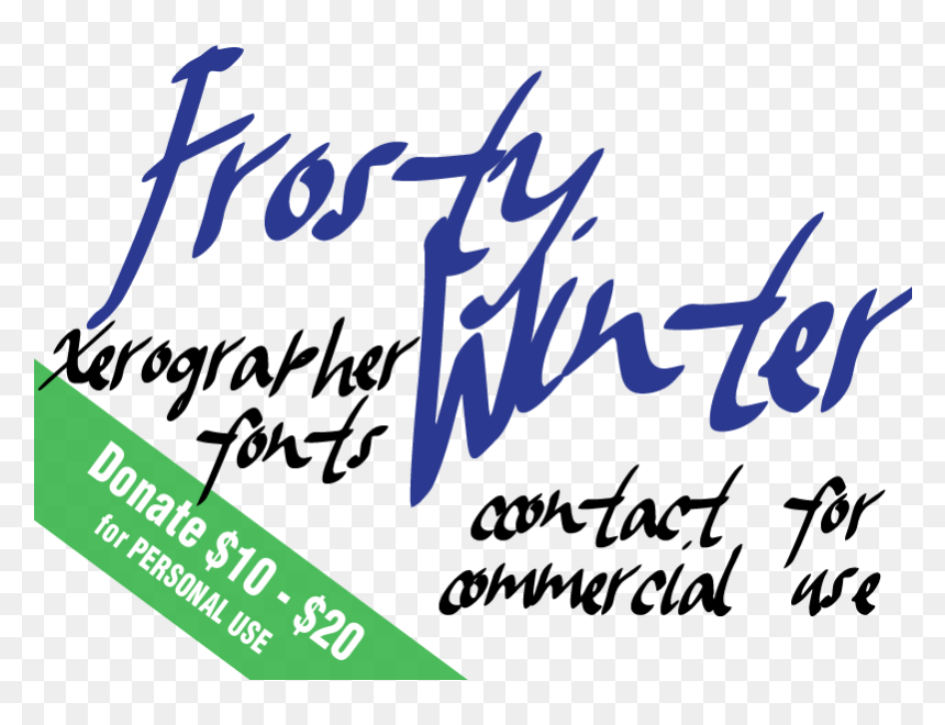 Calligraphy, HD Png Download - frosty png