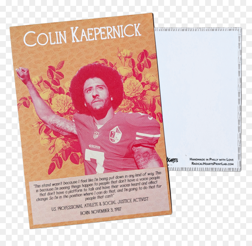Colin Kaepernick Postcard , Png Download - Book, Transparent Png - postcard png