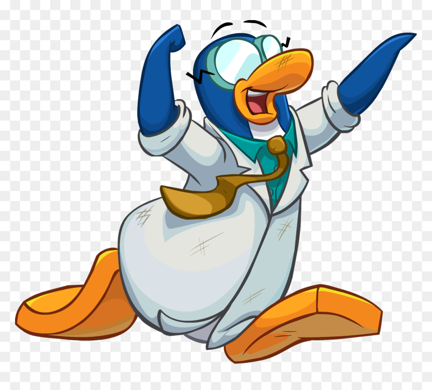 Transparent 2016 Clip Art - Club Penguin Penguin Running, HD Png Download - club penguin png