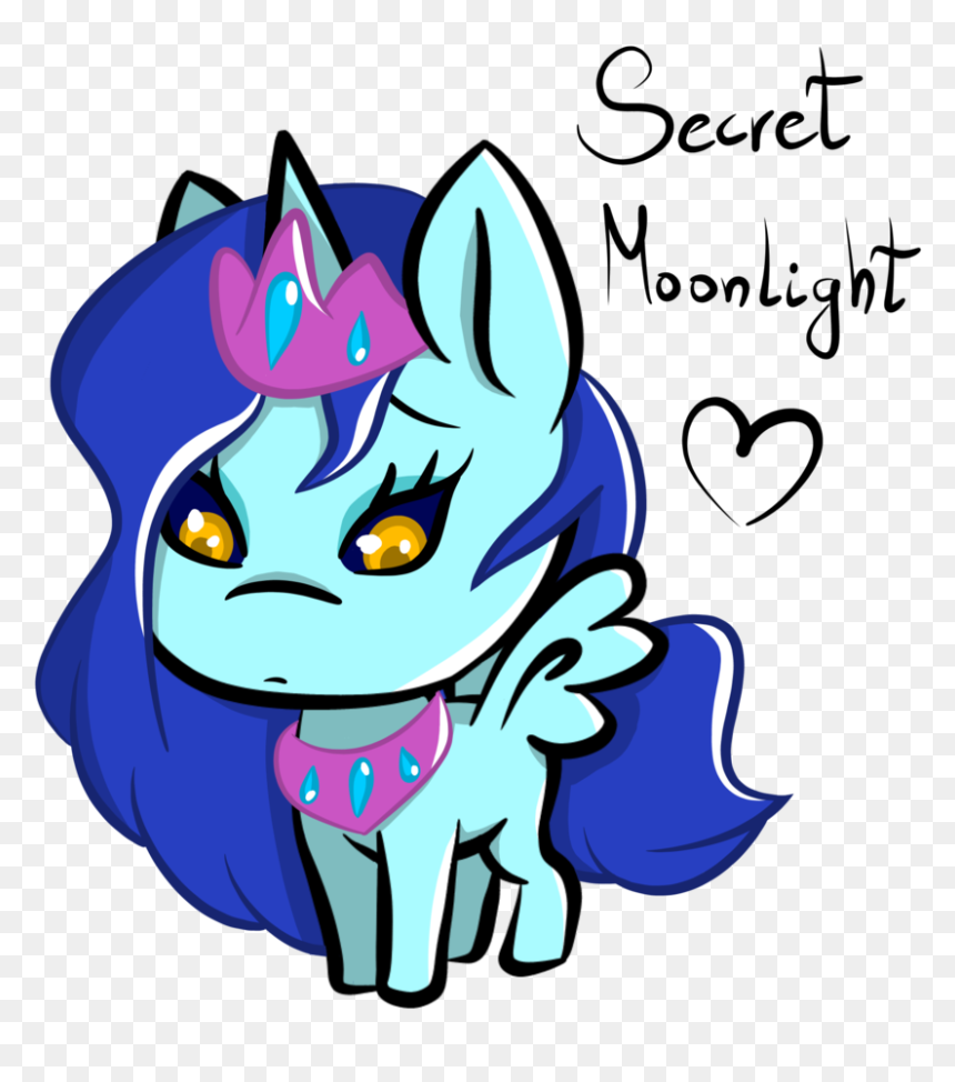 Secret Moonlight By Secretmoonlight - Cartoon, HD Png Download - moonlight png