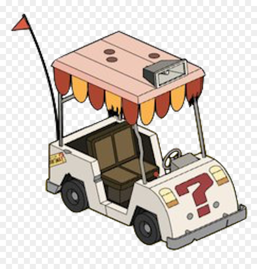 Golf Cart Clipart , Png Download - Mystery Shack Golf Cart, Transparent Png - golf cart png