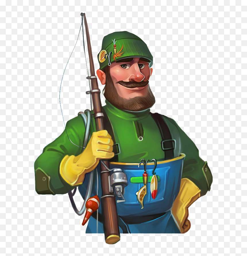Township Wiki - Township Game Fish, HD Png Download - fisherman png