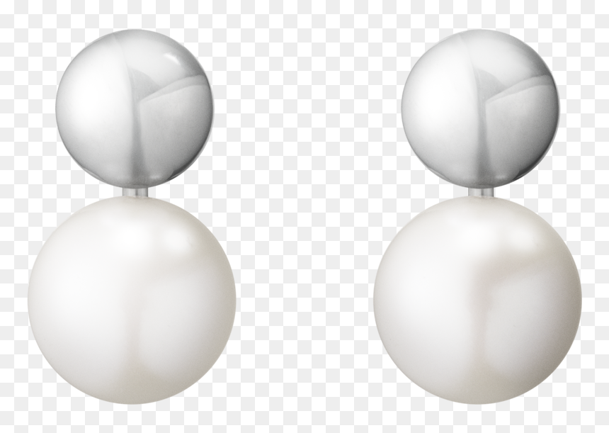 Georg Jensen Moonlight Grapes Silver And Pearl Double - Sphere, HD Png Download - moonlight png