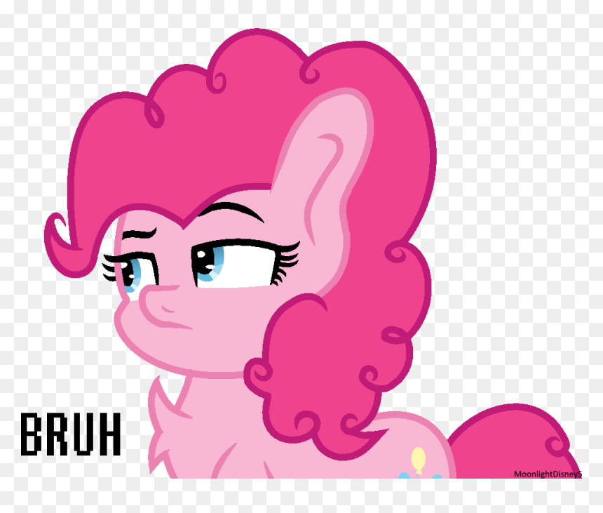 Moonlightdisney5, Bruh, Chest Fluff, Pinkie Pie, Pony, - My Little Pony Bruh, HD Png Download - bruh png