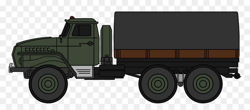 Transparent Trucks Army Transparent & Png Clipart Free - Army Truck Clip Art, Png Download - moving truck png