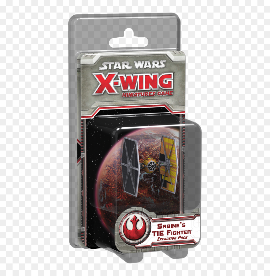 X-wing Miniatures Game Sabine"s Tie Fighter Expansion - Star Wars X Wing Sabine's Tie Fighter, HD Png Download - tie fighters png