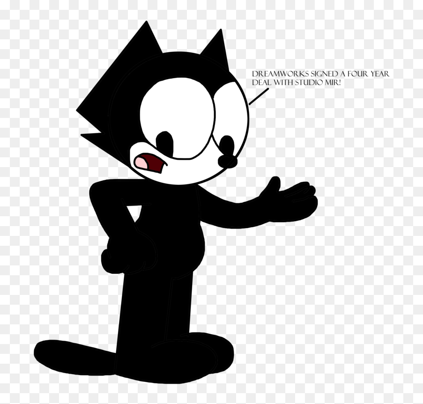 Clipart Library Library Actor Clipart Tv Studio - Cartoon, HD Png Download - felix the cat png