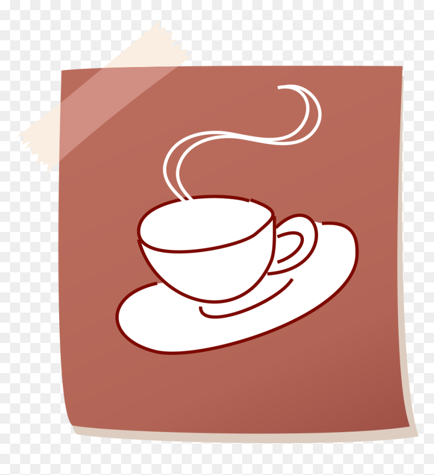 Food Icons Vector Png Coffee Only - Illustration, Transparent Png - food icons png