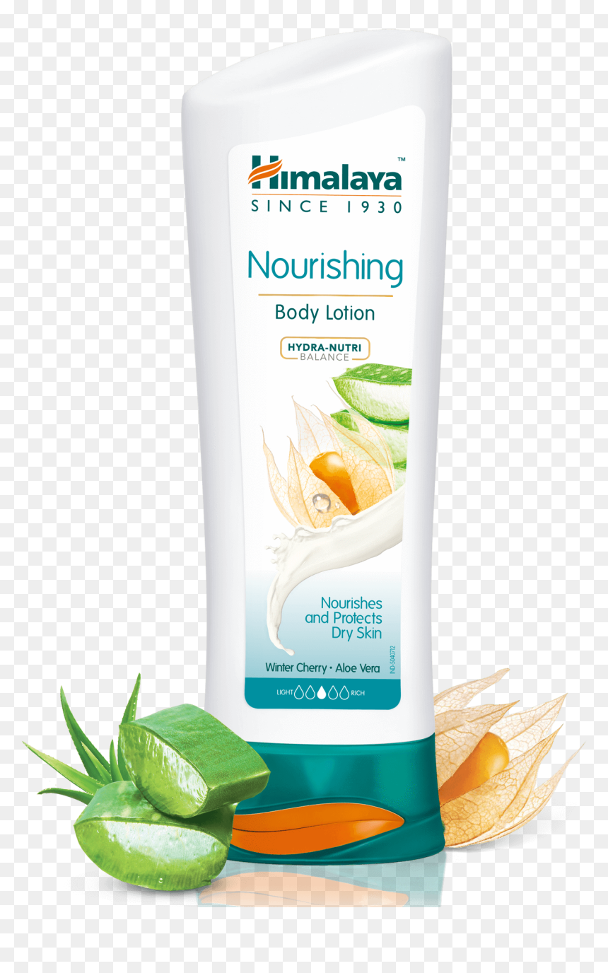 Himalaya Herbals Aloe Vera Winter Cherry Body Lotion, HD Png Download - lotion png