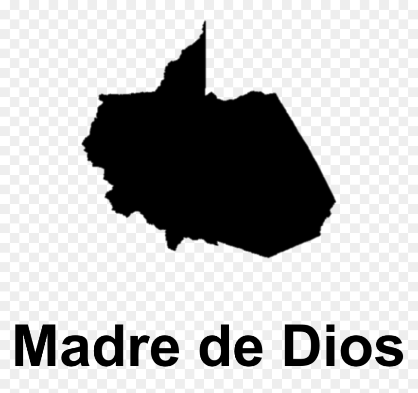 Pr Madre De Dios - Silhouette, HD Png Download - dios png