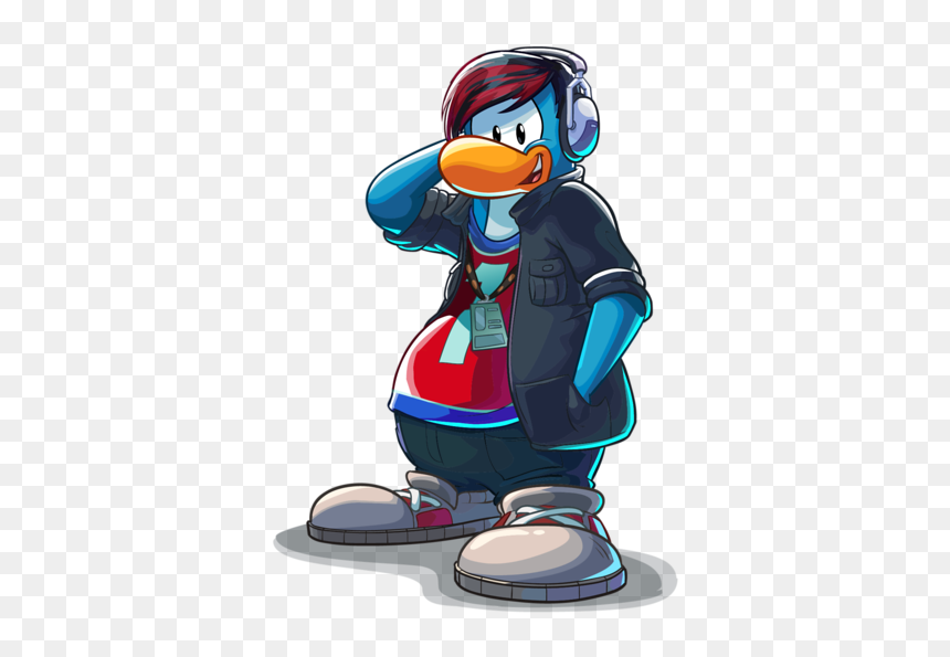 Club Penguin Dj, HD Png Download - club penguin png