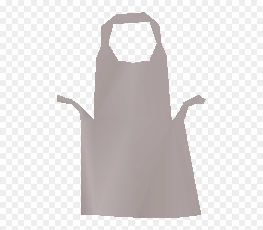 White Apron Detail - Osrs Apron, HD Png Download - apron png