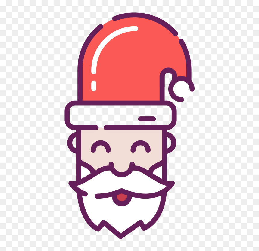 Clip Art, HD Png Download - santa face png