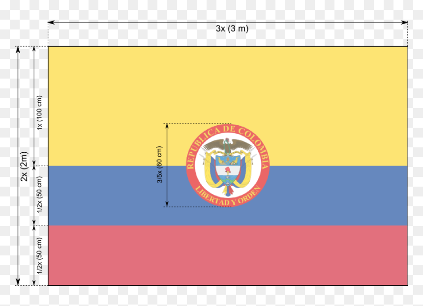 Presidential Flag Of Colombia - Colombia, HD Png Download - colombian flag png