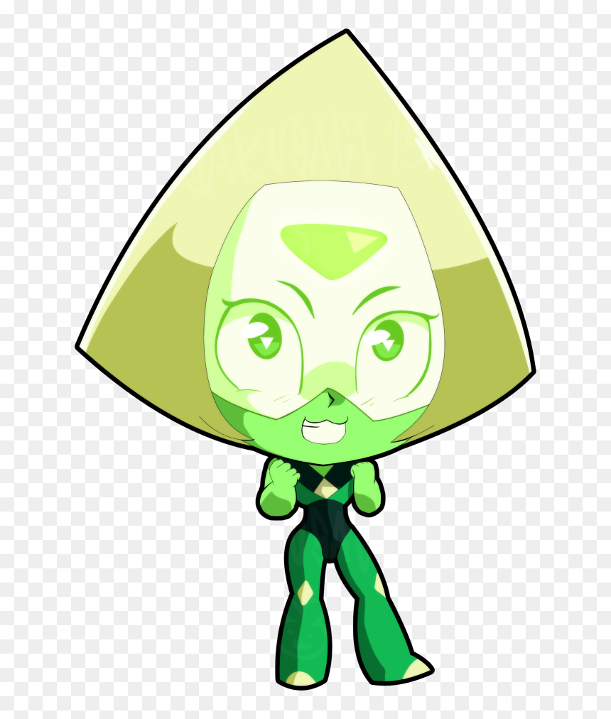 Chibi Su Peridot By Sakusagi - Peridot Chibi, HD Png Download - peridot png