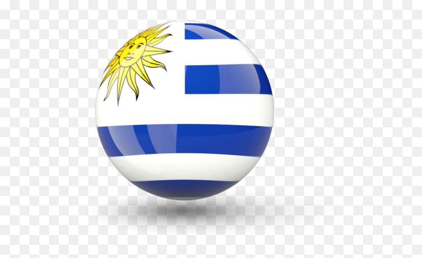 Sphere Icon Illustration Of Flag Of Uruguay - Uruguay Flag Icon Png, Transparent Png - flag icon png